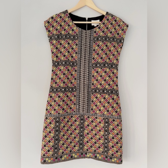 Ixiah Dresses & Skirts - IXIAH - BEADING PATTERN DRESS (LAST FINAL SALE)